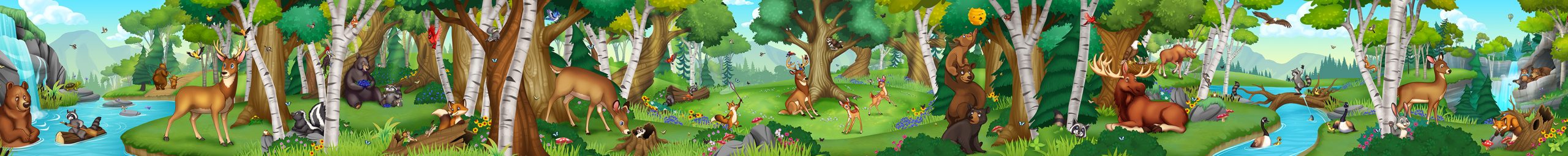 KidsMural-Woodland1